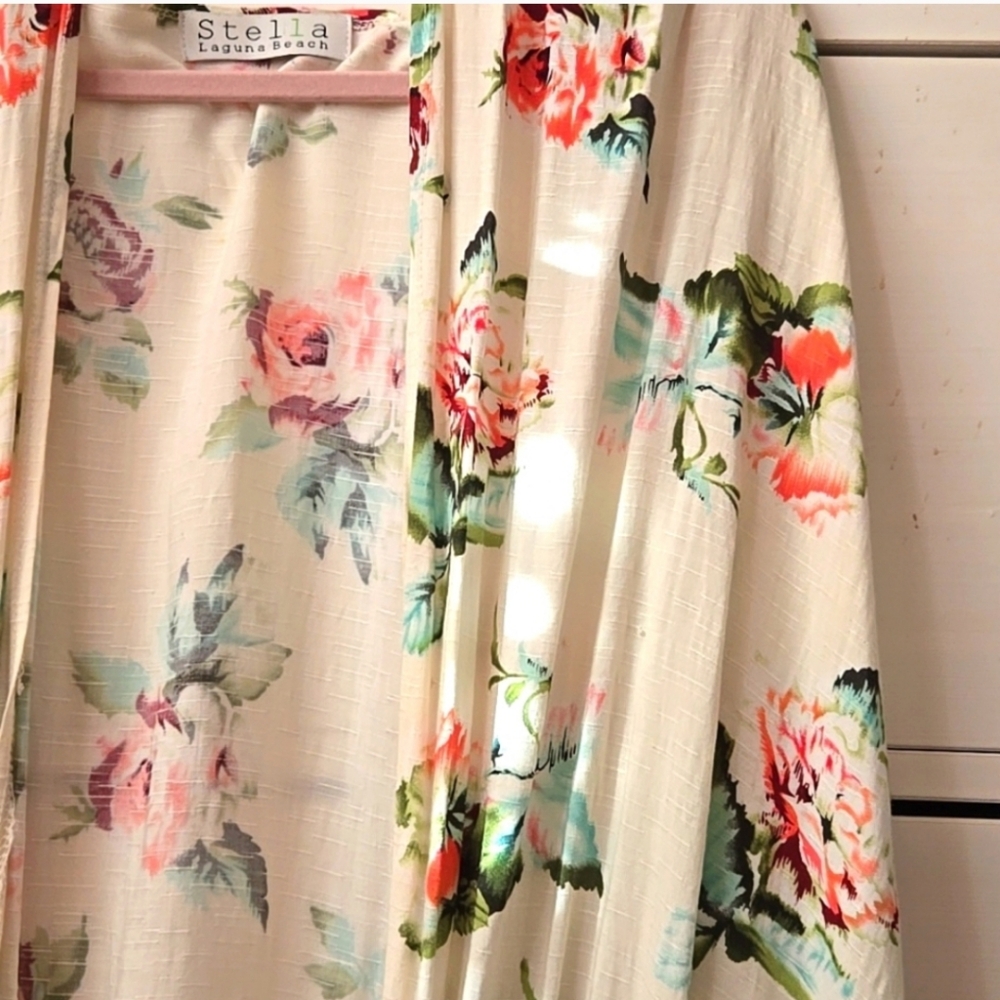 Stella flower kimono